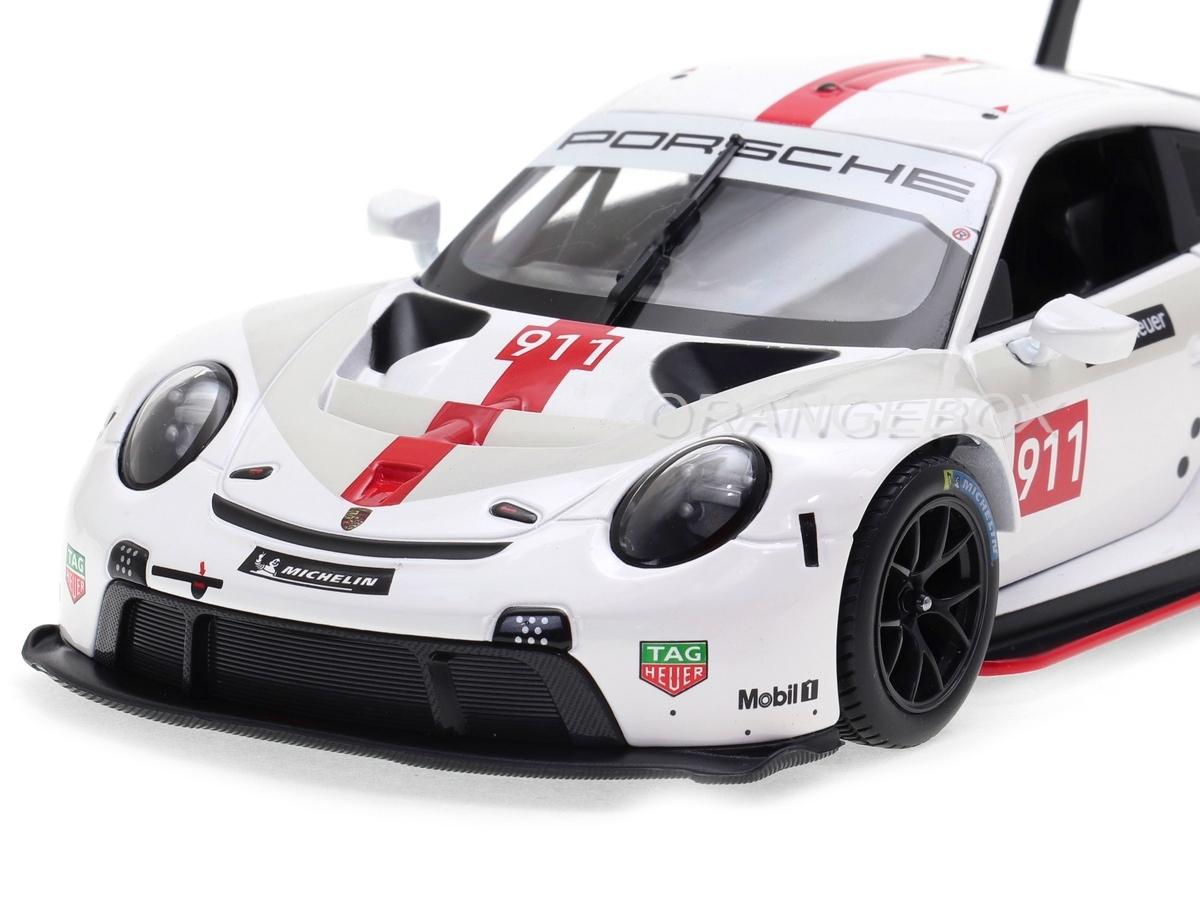 Porsche 911 RSR GT Bburago 1:24 Branco - 20 anos! Loja on-line de