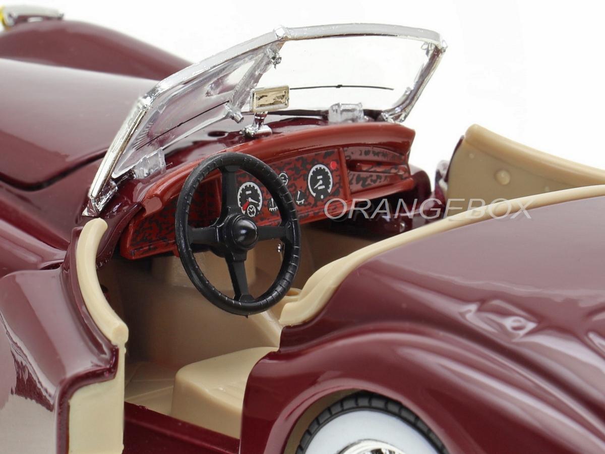 Jaguar XK120 Roadster 1948 Bburago 1:24 Vinho - 20 anos! Loja on