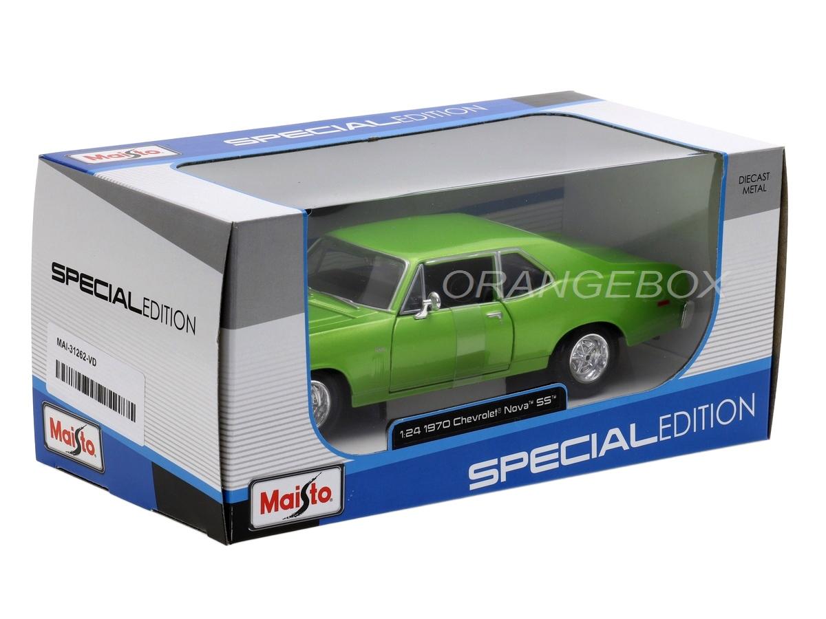 ミニカー MAISTO 1970 CHEVROLET NOVA SS 1/24 Miniatura 1970 CHEVY