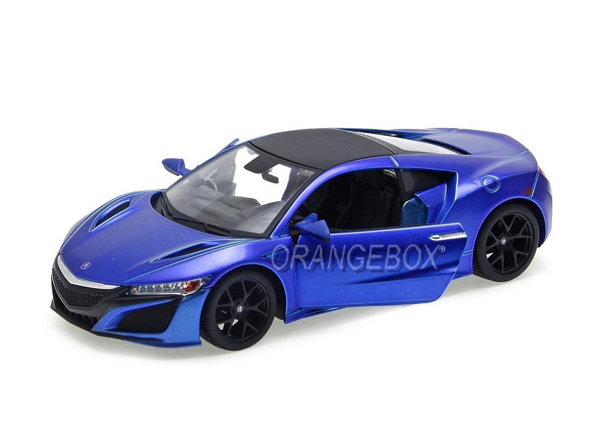 マッスルマシンズ アキュラ RSK 1/18 ミニカー ブルー Acura NSX 2018 1:24 Maisto Azul - 20 anos! Loja on-line de