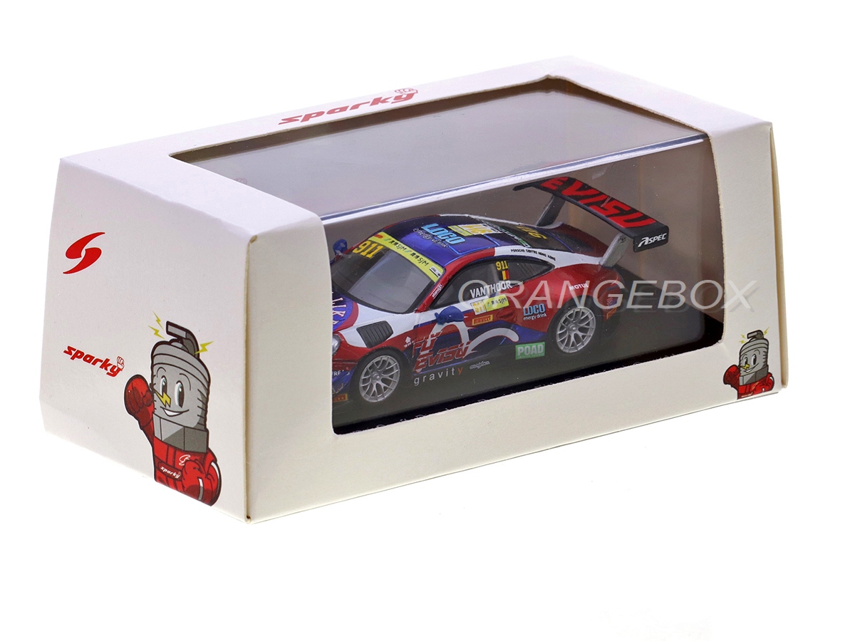 Porsche 911 GT3 R FIA GT World Cup Macau 2017 1:64 Spark - 20 anos