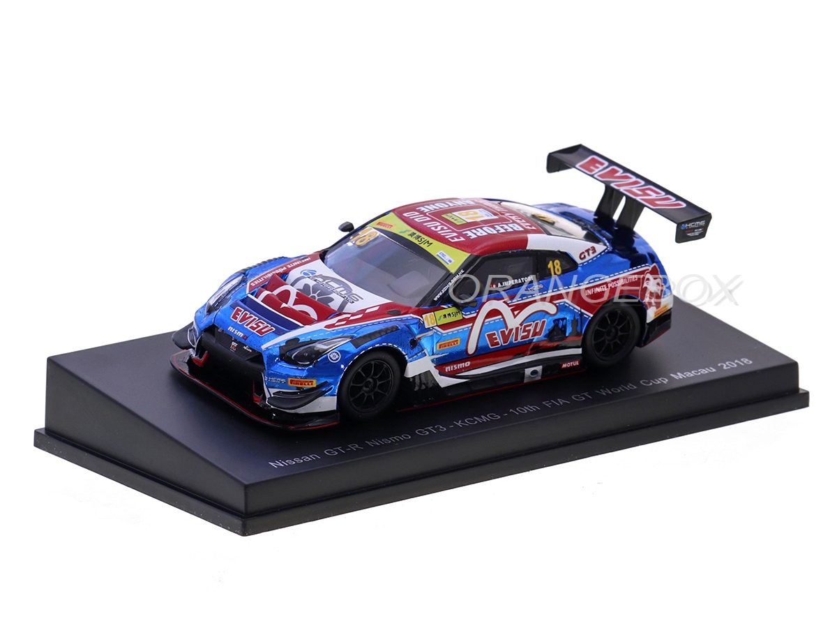 Nissan GT-R Nismo GT3 KCMG ミニカー #18 Spark (スパーク) 1/43 日産 GT-R Nismo GT3 No.18 KCMG 24H Spa