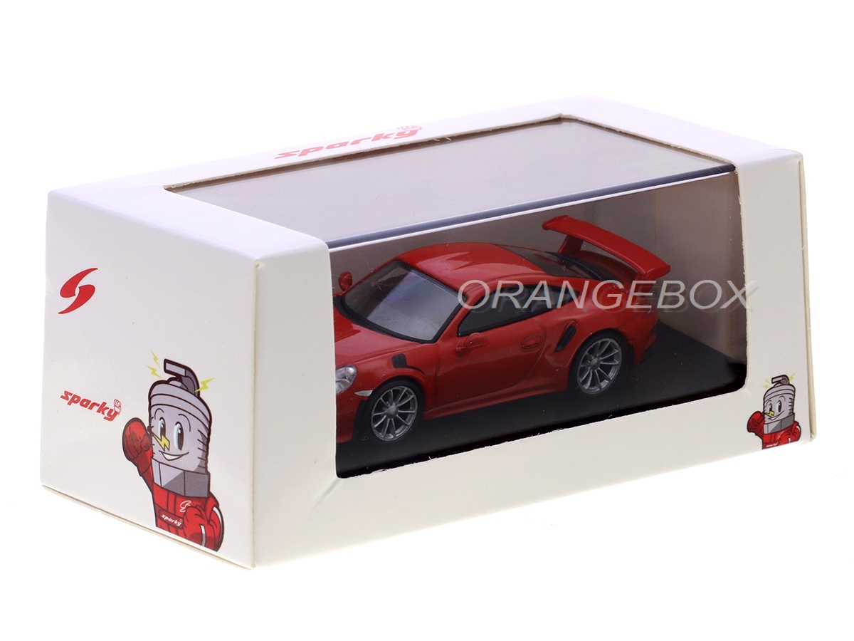 Porsche 911 GT3 RS 2016 1:64 Spark Vermelho - 20 anos! Loja on