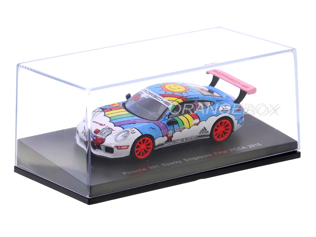 Porsche 911 991 Singapore PCCA 2015 1:64 Spark - 20 anos! Loja on