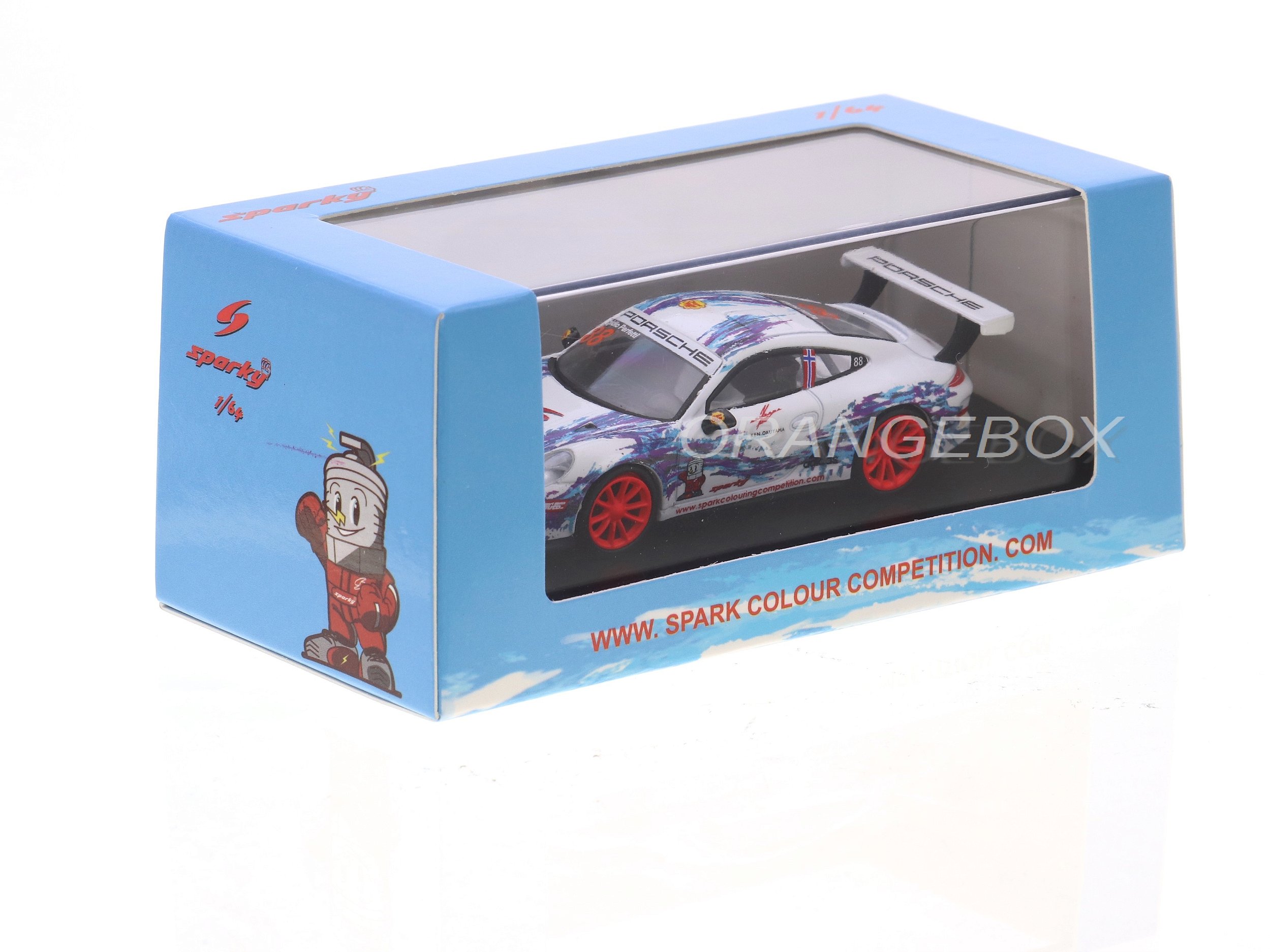 Porsche 991 GT3 Cup Malaysia 1:64 Spark - 20 anos! Loja on-line de