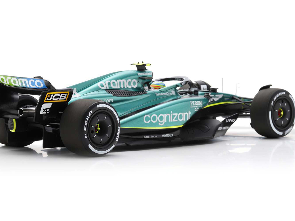 Fórmula 1 Aston Martin AMR23 2023 Bahrain Fernando Alonso 1:18