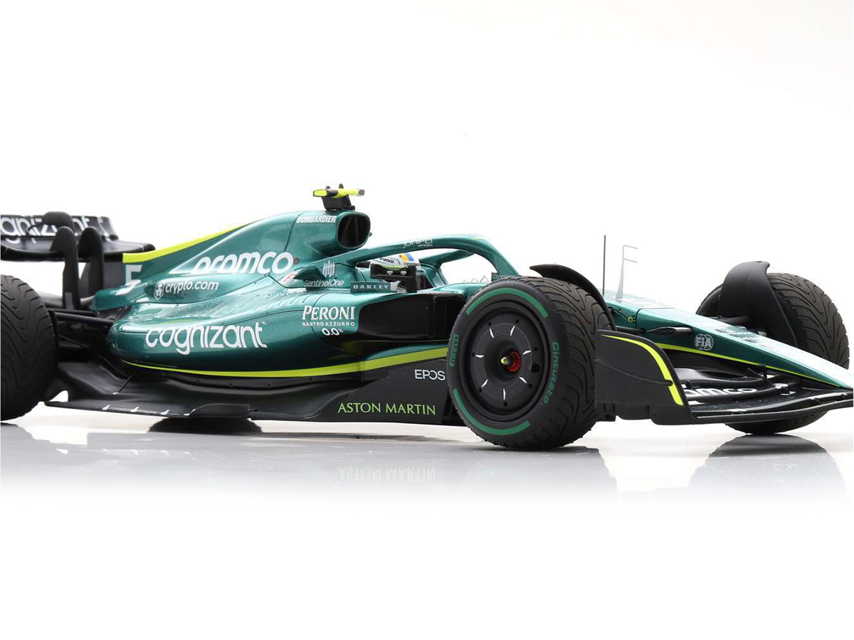 Fórmula 1 Aston Martin AMR22 Emilia Romagna 2022 Vettel 1:18 Spark