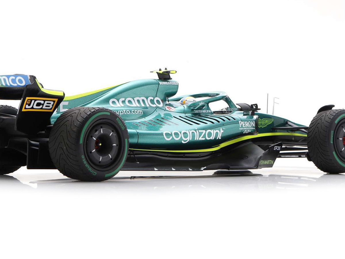 Fórmula 1 Aston Martin AMR22 Emilia Romagna 2022 Vettel 1:18 Spark