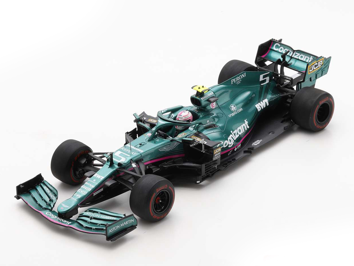 Fórmula 1 Aston Martin AMR21 Bahrain 2021 Vettel 1:18 Spark - 20