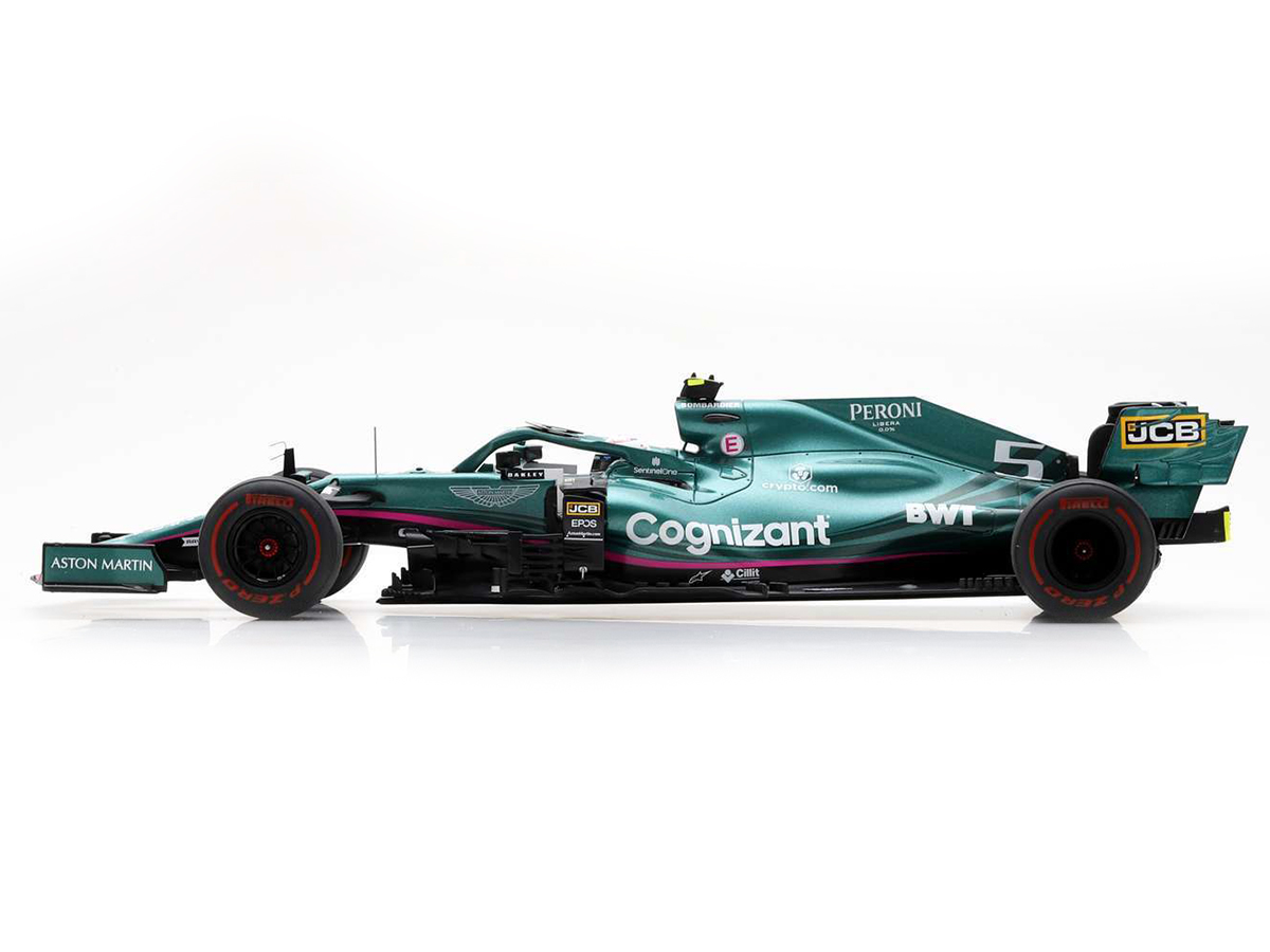 Fórmula 1 Aston Martin AMR21 Bahrain 2021 Vettel 1:18 Spark - 20