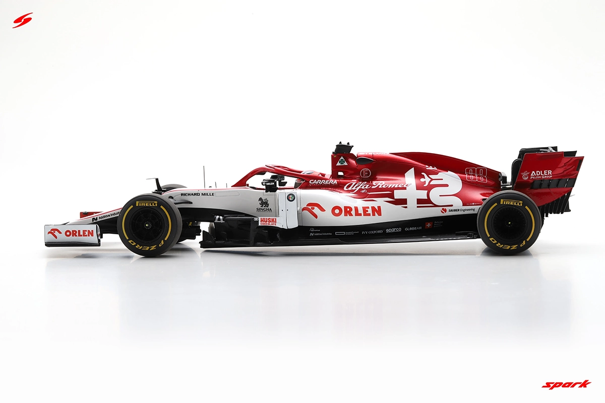 Fórmula 1 Alfa Romeo Racing ORLEN C39 Test 2020 Kubica 1:18 Spark