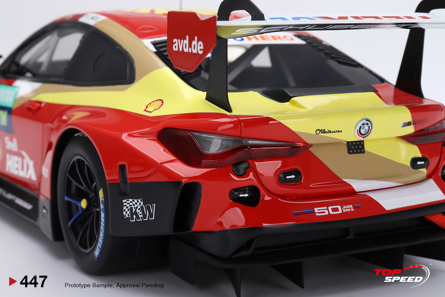 BMW M4 GT3 2022 DTM SHELL 1:18 TopSpeed - 20 anos! Loja on-line de