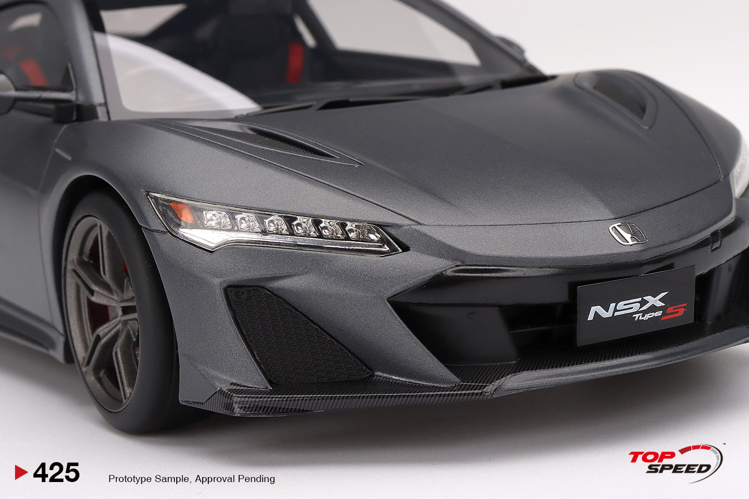 Honda NSX Type S 2022 1:18 TopSpeed Cinza - 19 anos! Loja on-line