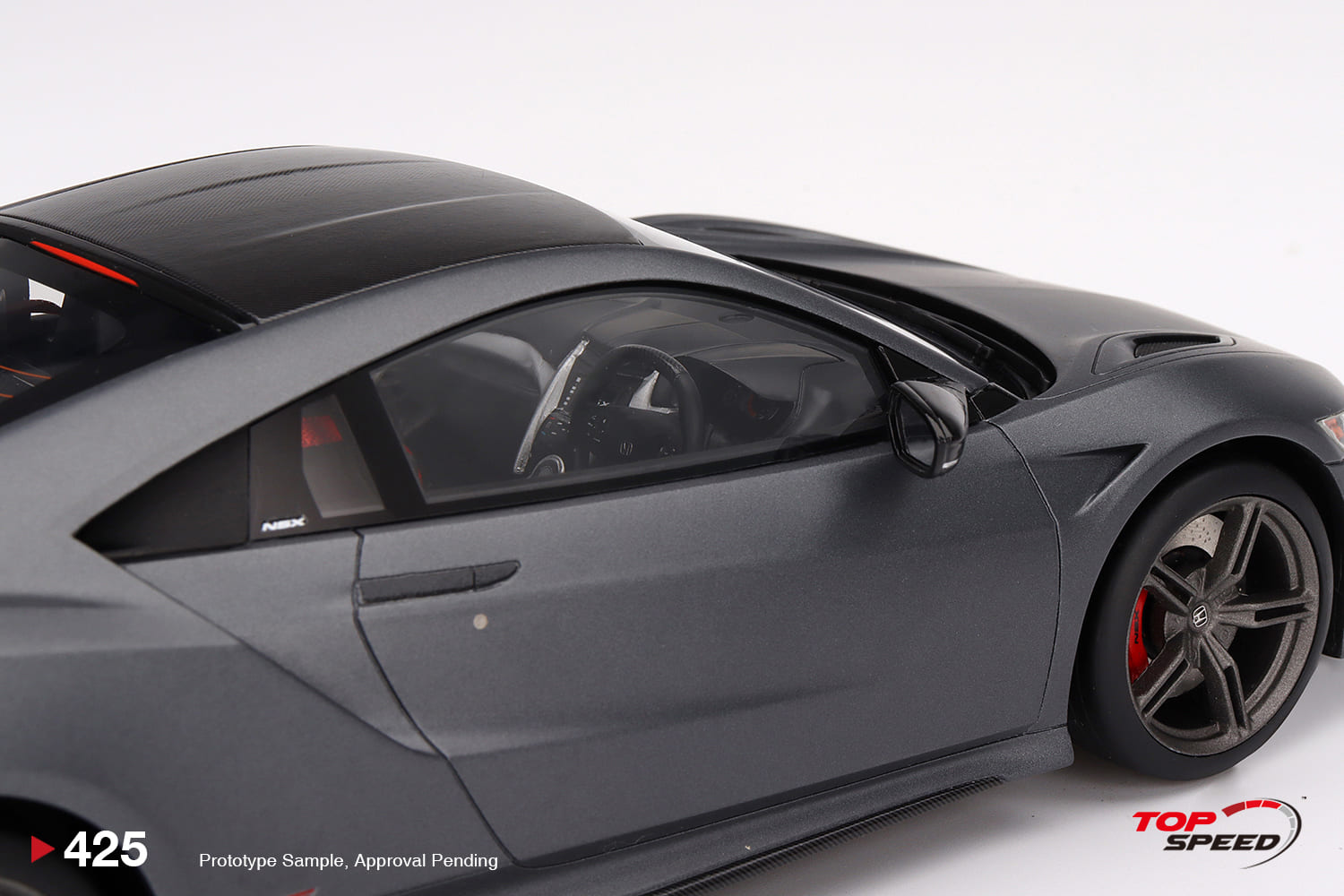 Honda NSX Type S 2022 1:18 TopSpeed Cinza - 19 anos! Loja on-line
