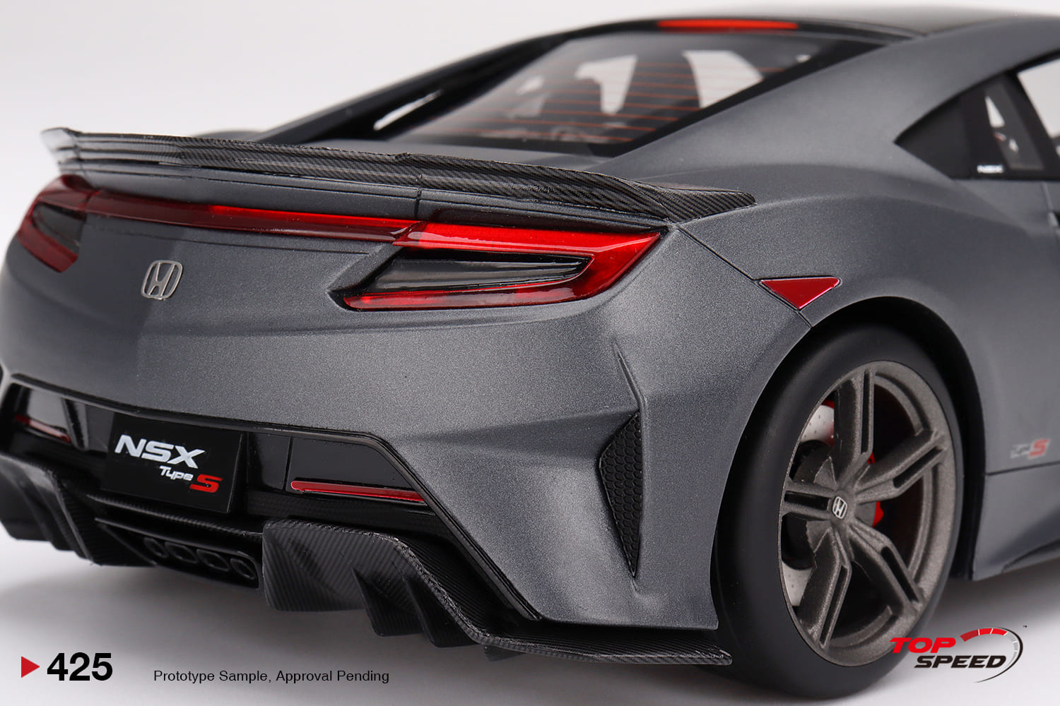 ENDLESS/エンドレス EP270 タイプ NA-S ＮＳＸ シビック2 Honda NSX Type S 2022 1:18 TopSpeed Cinza - 20 anos! Loja on-line