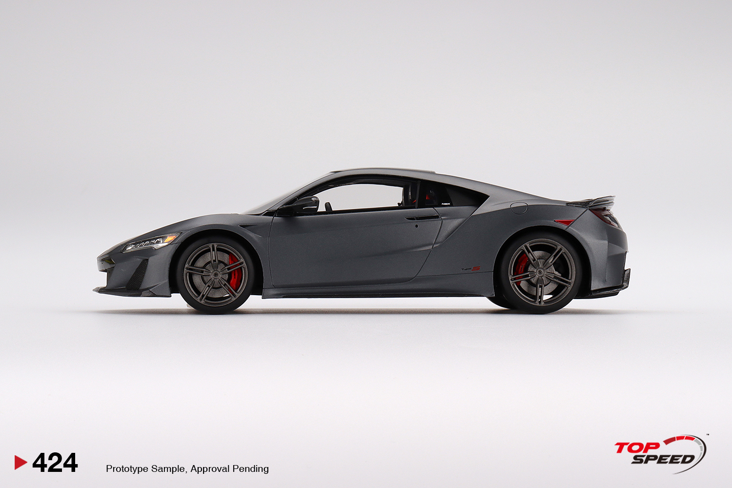 Acura NSX Type S 2022 1:18 TopSpeed Cinza - 20 anos! Loja on-line