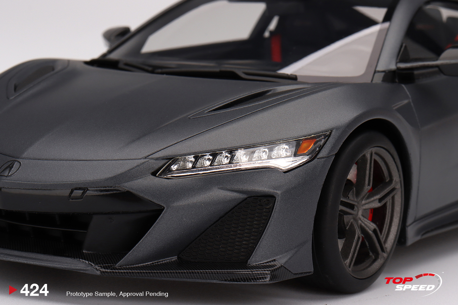 Acura NSX Type S 2022 1:18 TopSpeed Cinza - 20 anos! Loja on-line
