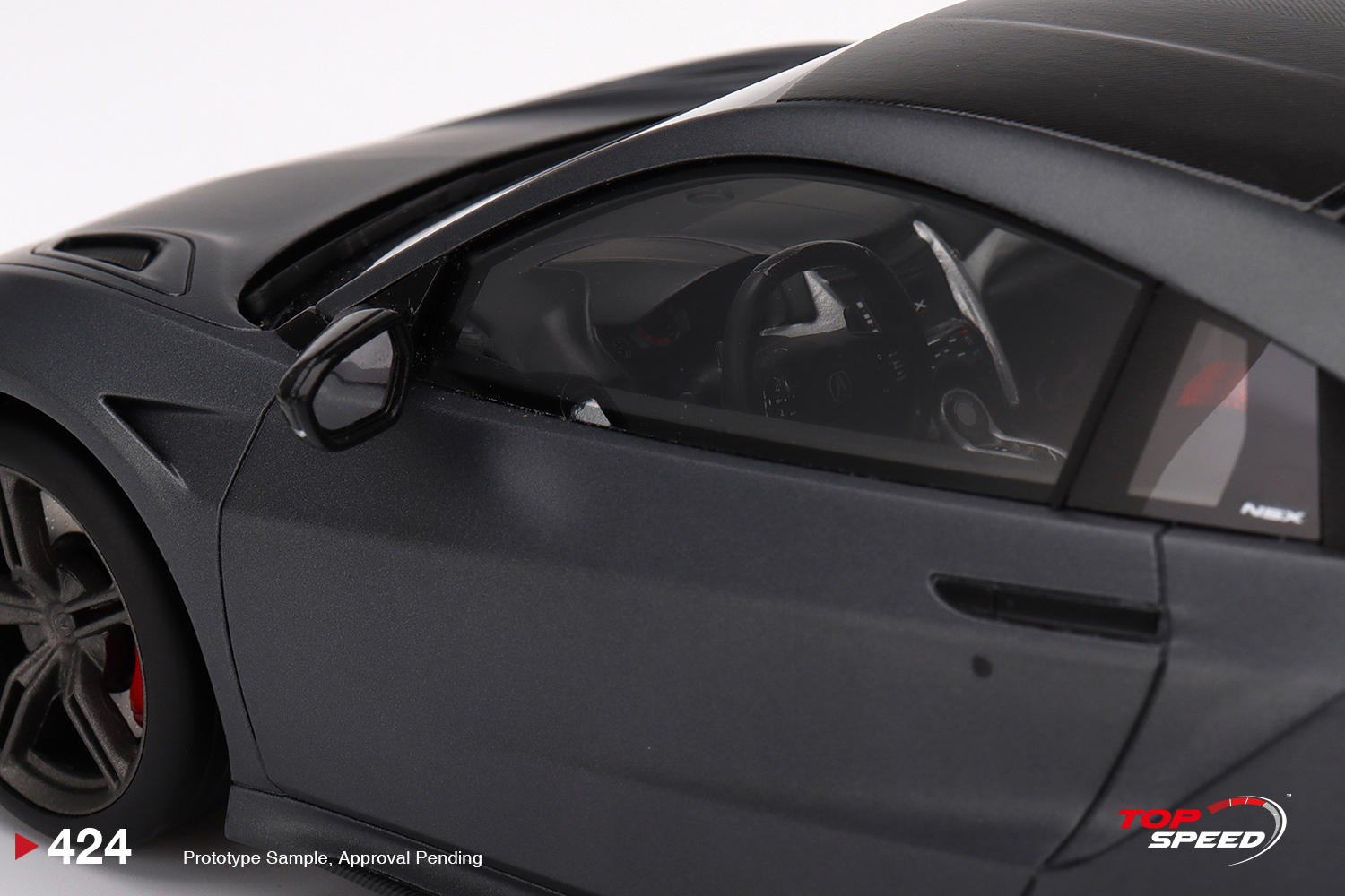 Acura NSX Type S 2022 1:18 TopSpeed Cinza - 20 anos! Loja on-line