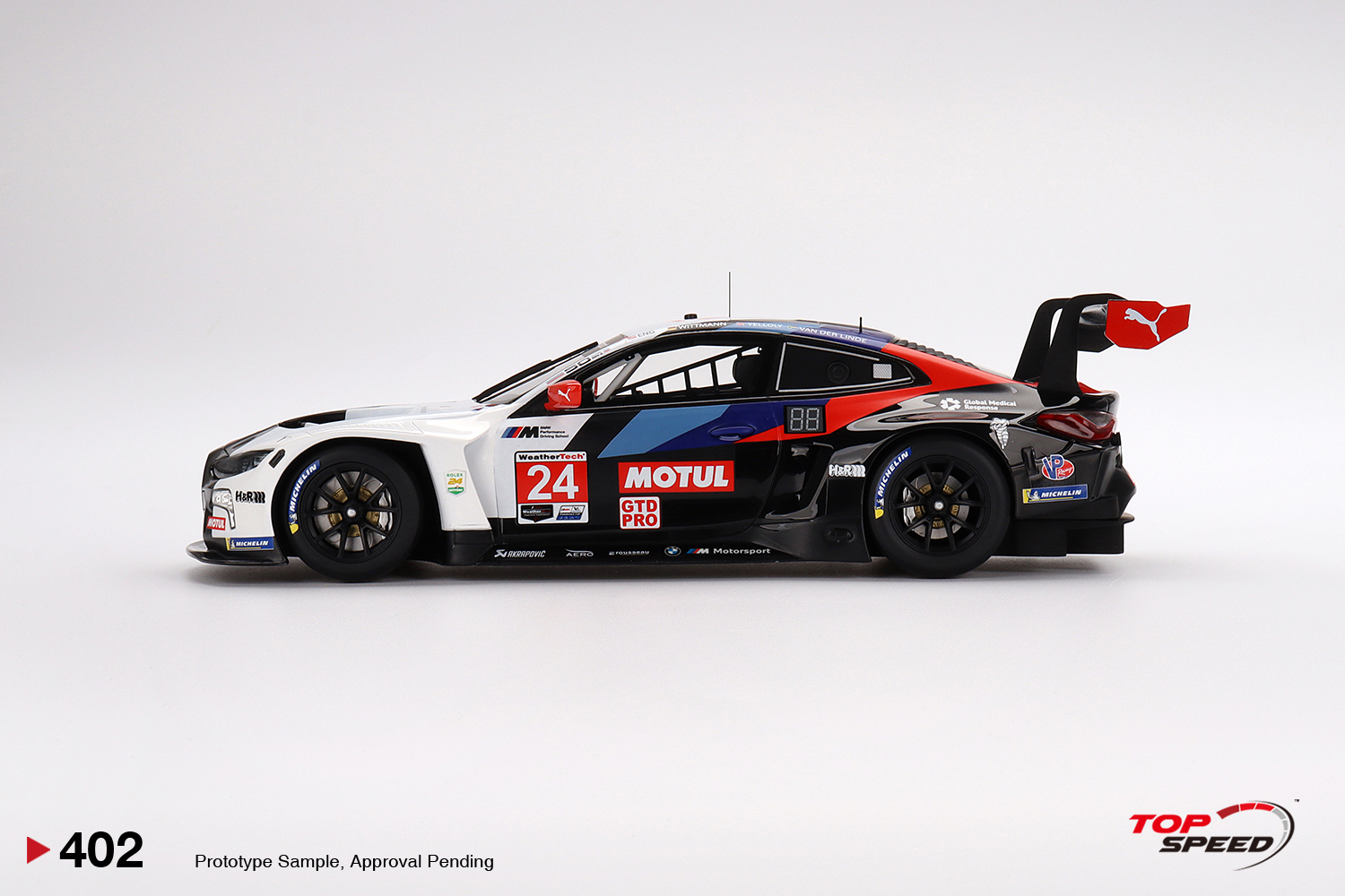BMW M4 GT3 2022 IMSA 24 Horas Daytona 1:18 TopSpeed - 20 anos
