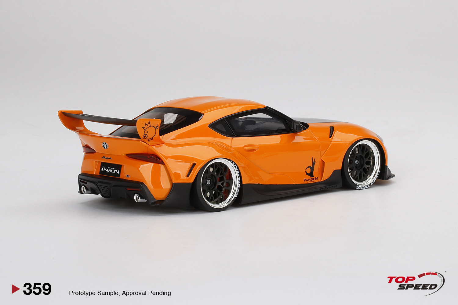 Pandem Toyota GR Supra V1.0 1:18 TopSpeed Laranja - 19 anos! Loja on ...