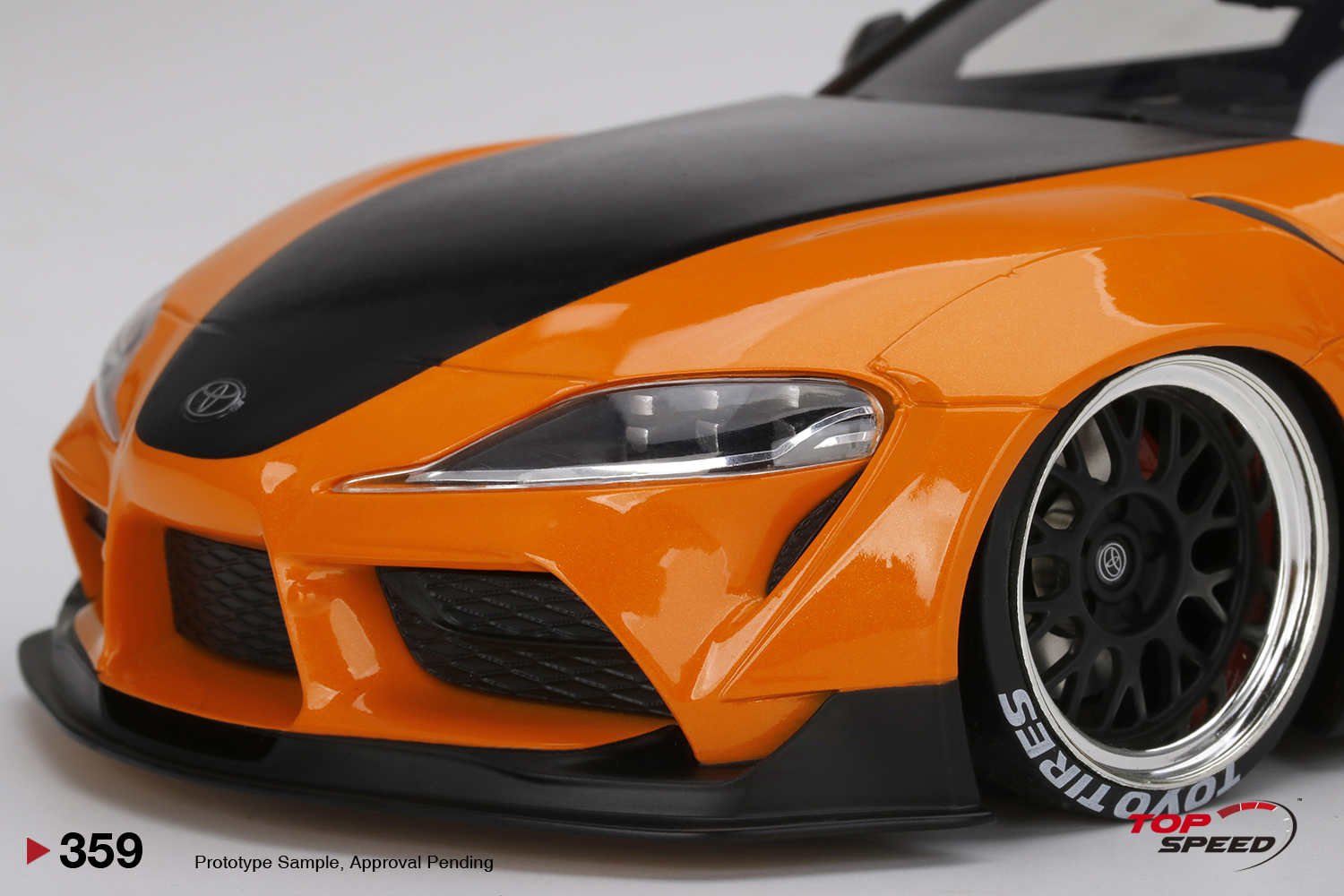 Pandem Toyota GR Supra V1.0 1:18 TopSpeed Laranja - 20 anos! Loja