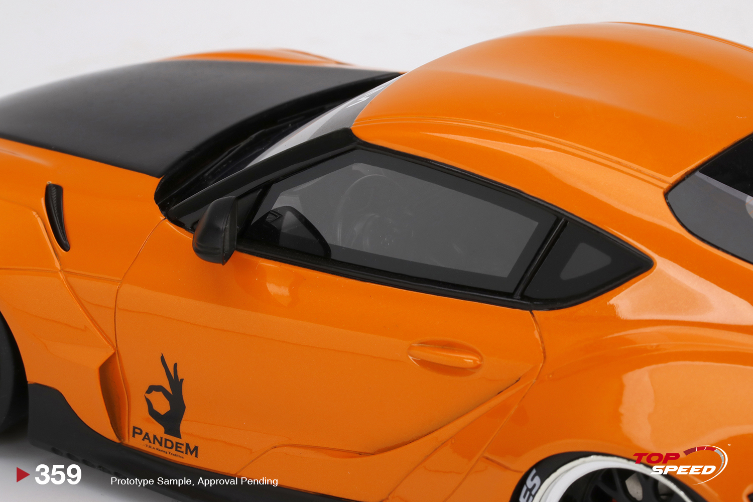 1/18 Pandem Toyota GRスープラ V1.0 Pandem Toyota GR Supra V1.0 1:18 TopSpeed Laranja - 19 anos! Loja