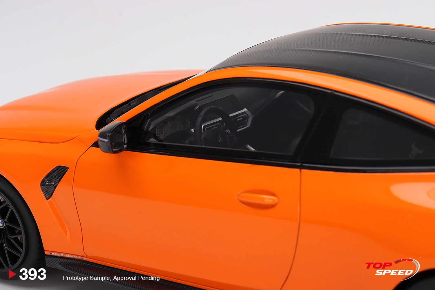 1/18 BMW M4 パフォーマンスエディション　ミニカー　オレンジ BMW M4 M-Performance (G82) 1:18 TopSpeed Laranja - 19 anos