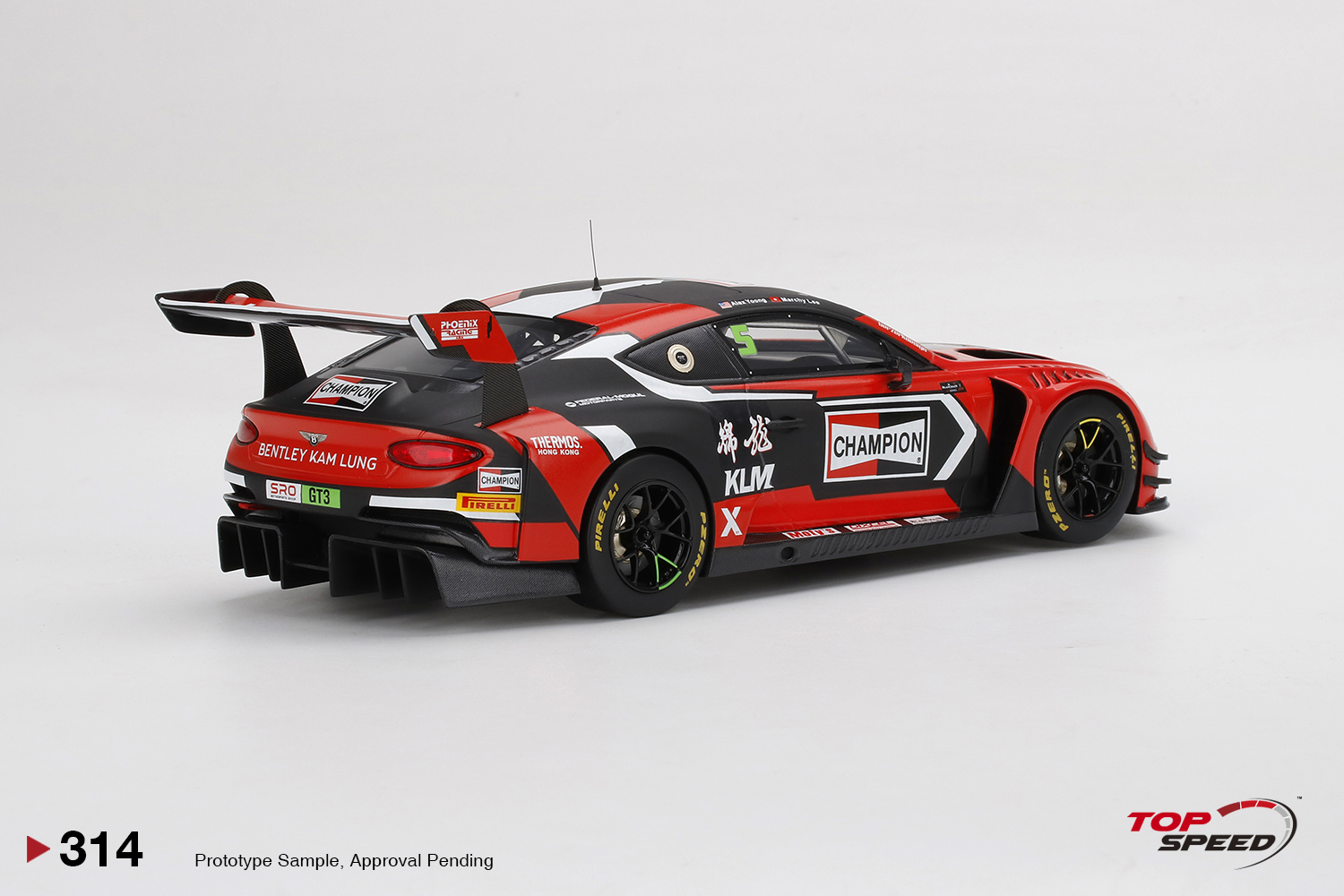Toyo様限定 Bentley Continental GT3 完売品 ２台 Bentley Continental GT3 CHAMPION 2018 Blancpain GT Asia 1:18