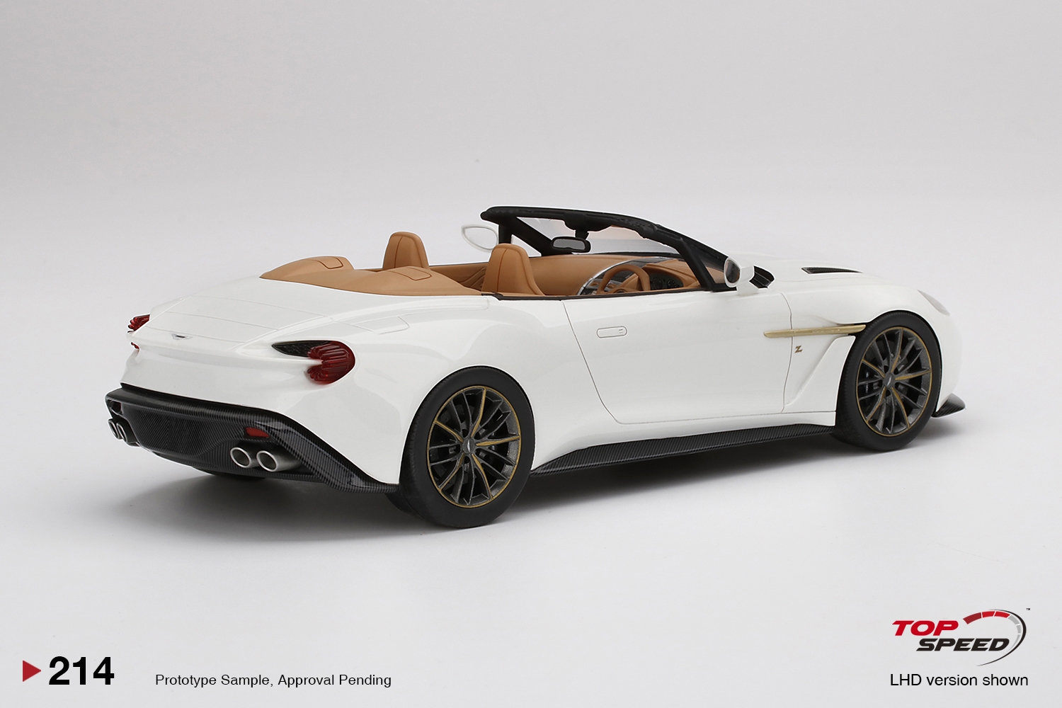 Aston Martin Vanquish Zagato Volante 1:18 TopSpeed Branco