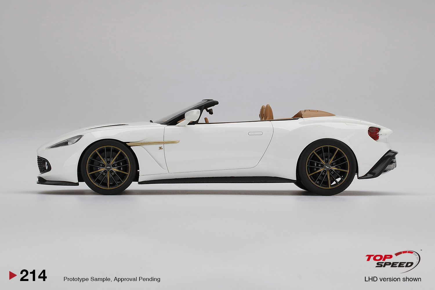Aston Martin Vanquish Zagato Volante 1:18 TopSpeed Branco - 20