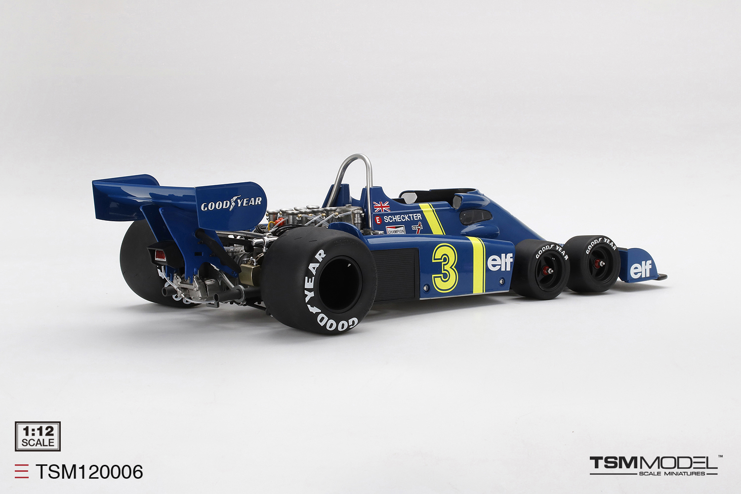 Fórmula 1 Tyrrell P34 1976 Swedish Winner 1:12 TSM Model - 20 anos