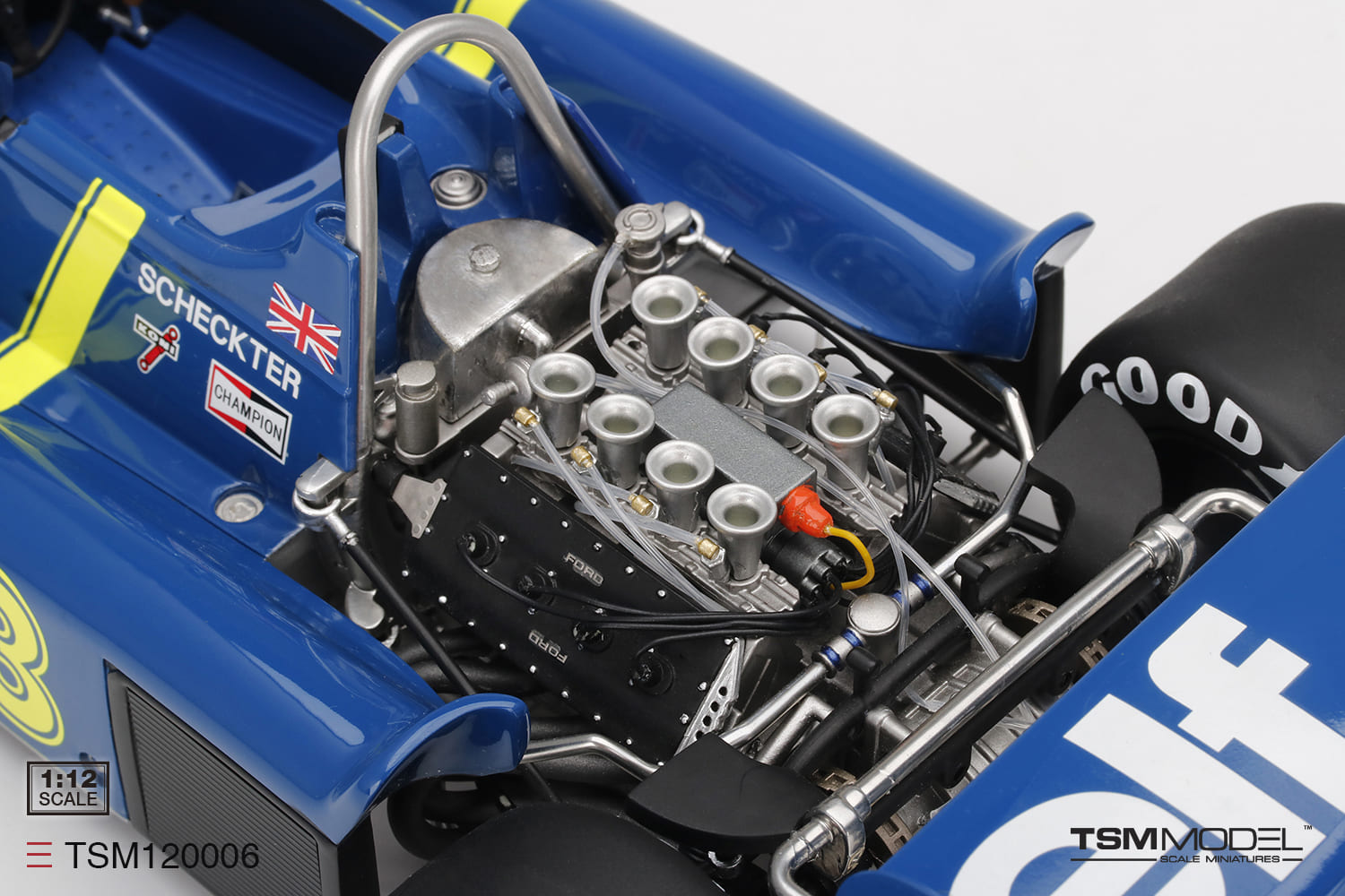 Fórmula 1 Tyrrell P34 1976 Swedish Winner 1:12 TSM Model