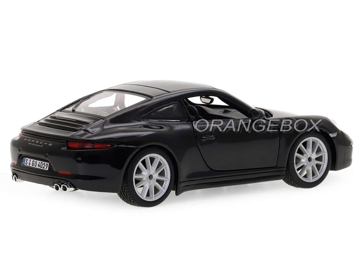Porsche 911 (991) Carrera S 2013 1:24 Bburago Preto - 20 anos