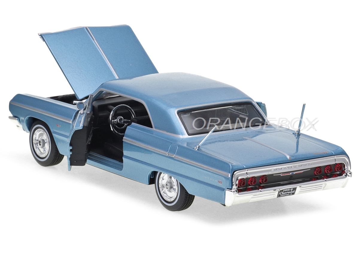 Chevrolet Impala SS 1964 1:24 Maisto Azul - 20 anos! Loja on-line