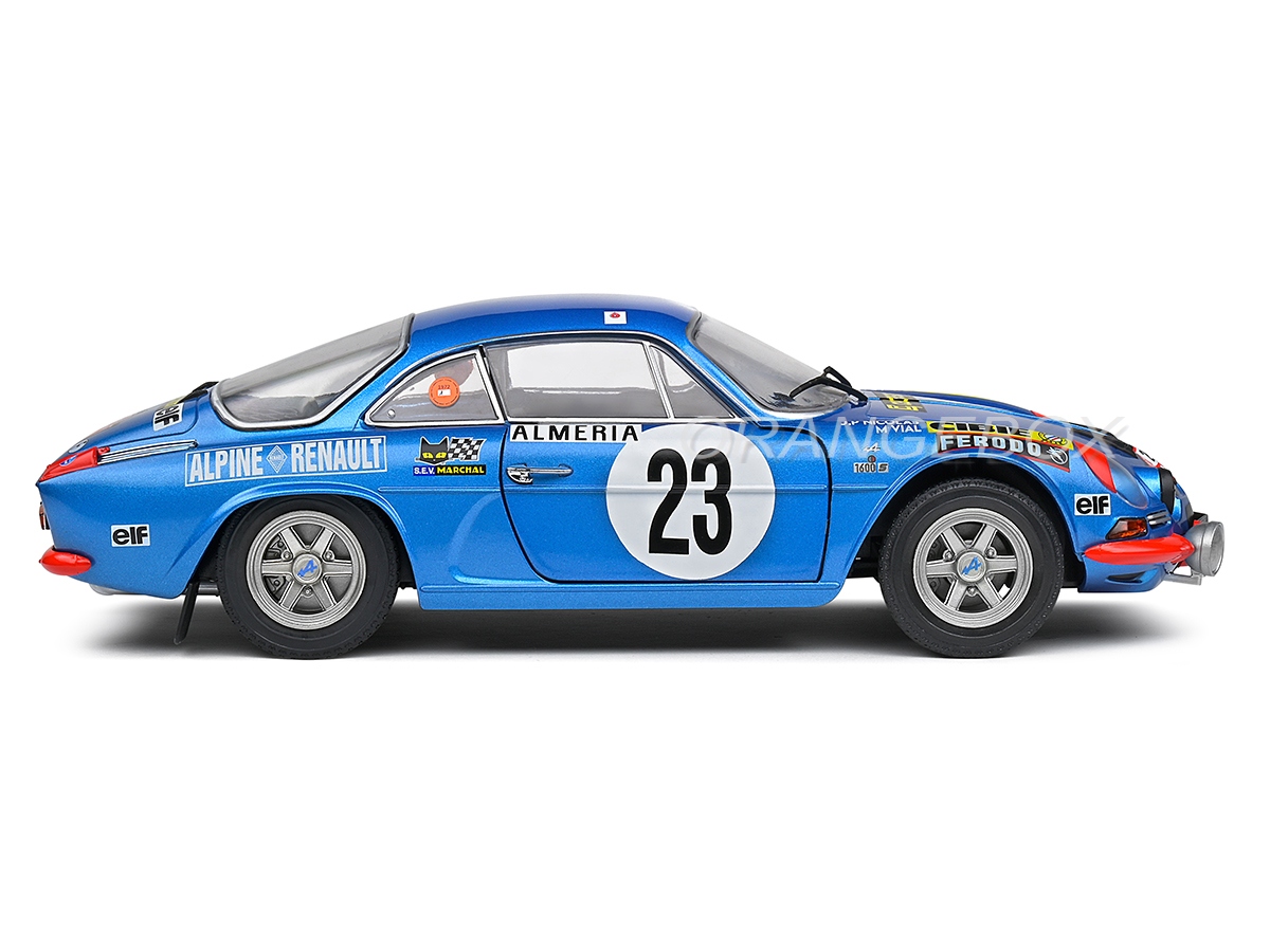 Alpine A110 1600S Monte Carlo Rallye 1972 1:18 Solido - 20 anos