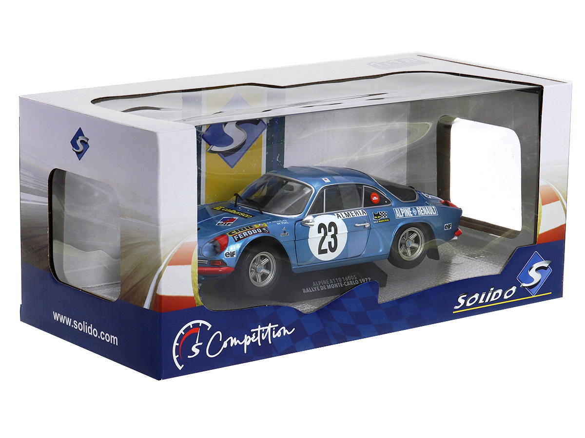 Alpine A110 1600S Monte Carlo Rallye 1972 1:18 Solido - 20 anos