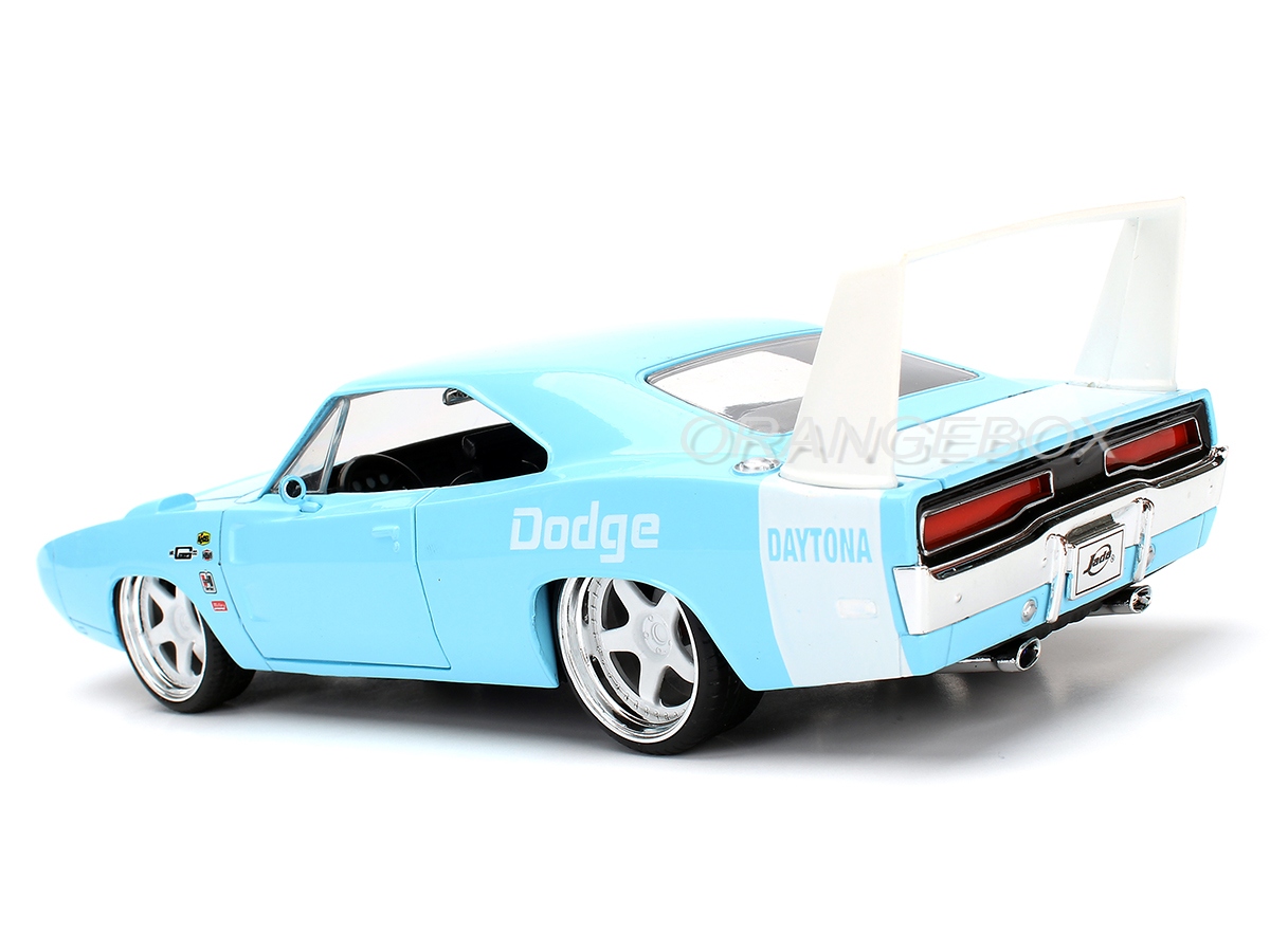 Dodge Charger Daytona 1969 1:24 Jada Toys Azul - 20 anos! Loja on