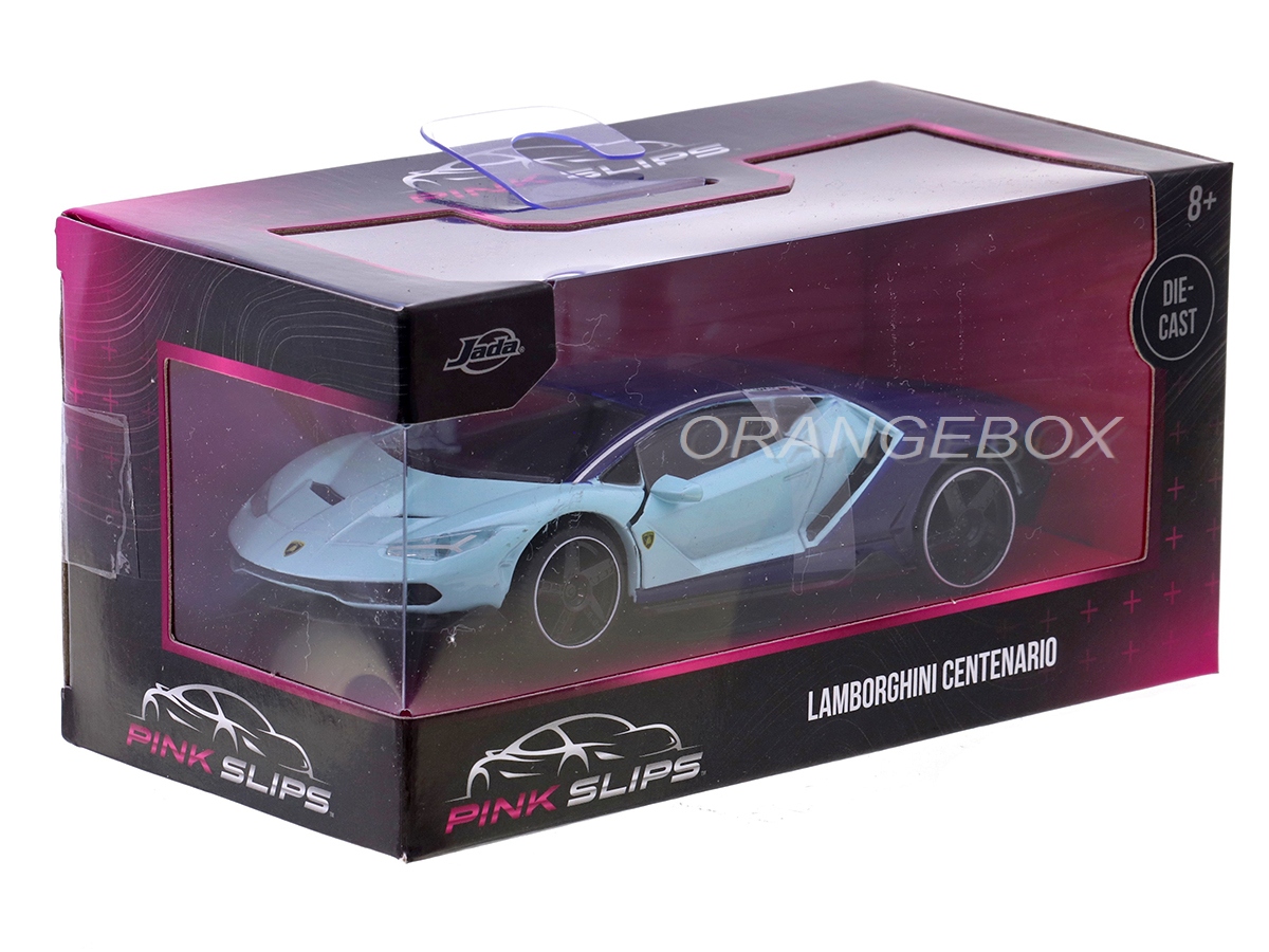 Lamborghini Centenario 1:32 Jada Toys Pink Slips Azul - 20 anos