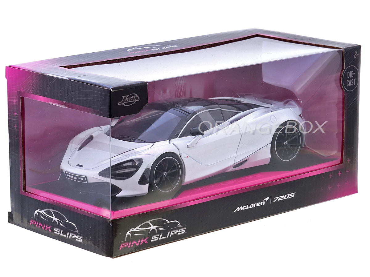 McLaren 720S 1:24 Jada Toys Pink Slips Branco - 20 anos! Loja on