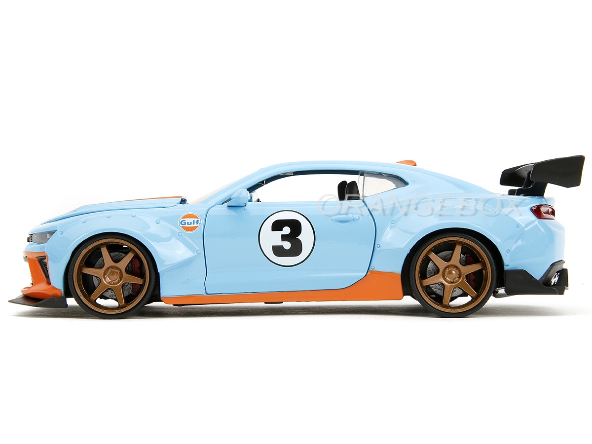 Chevrolet Camaro 2016 Gulf Oil 1:24 Jada Toys - 19 anos