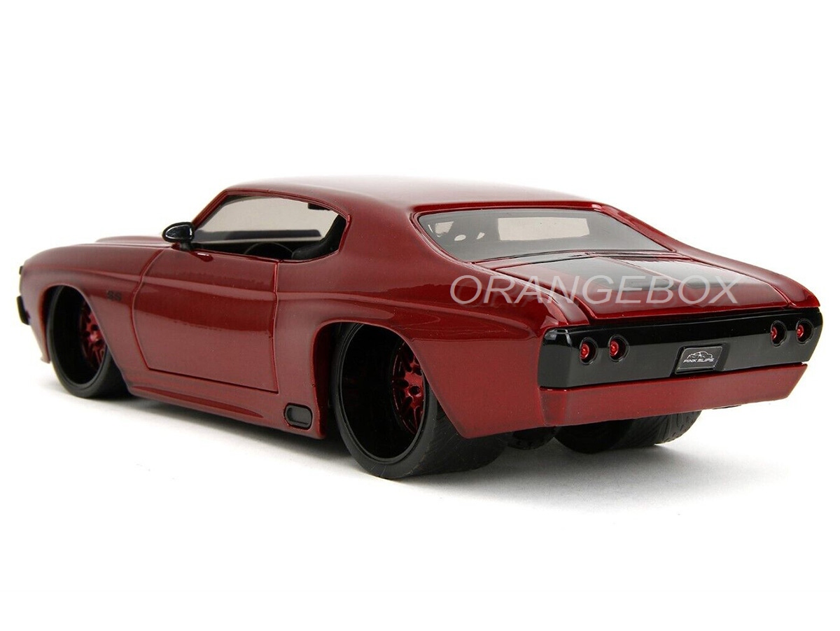 1971 Chevy Chevelle SS Black and Blue Pink Slips Series 124 odelo de
