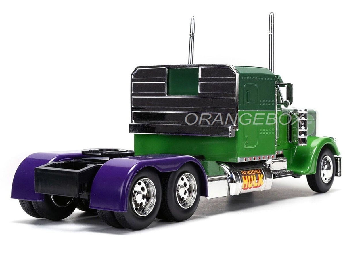 Peterbilt 379 1992 The Incredible Hulk 1:24 Jada Toys - 19 anos