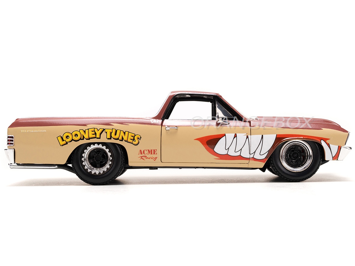 Chevrolet El Camino 1967 1:24 Jada Toys + Figura Tasmanian Devil