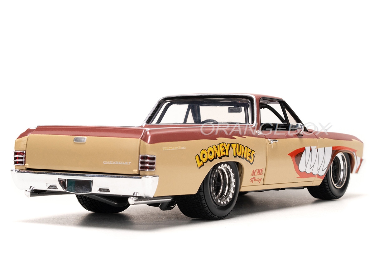 Chevrolet El Camino 1967 1:24 Jada Toys + Figura Tasmanian Devil