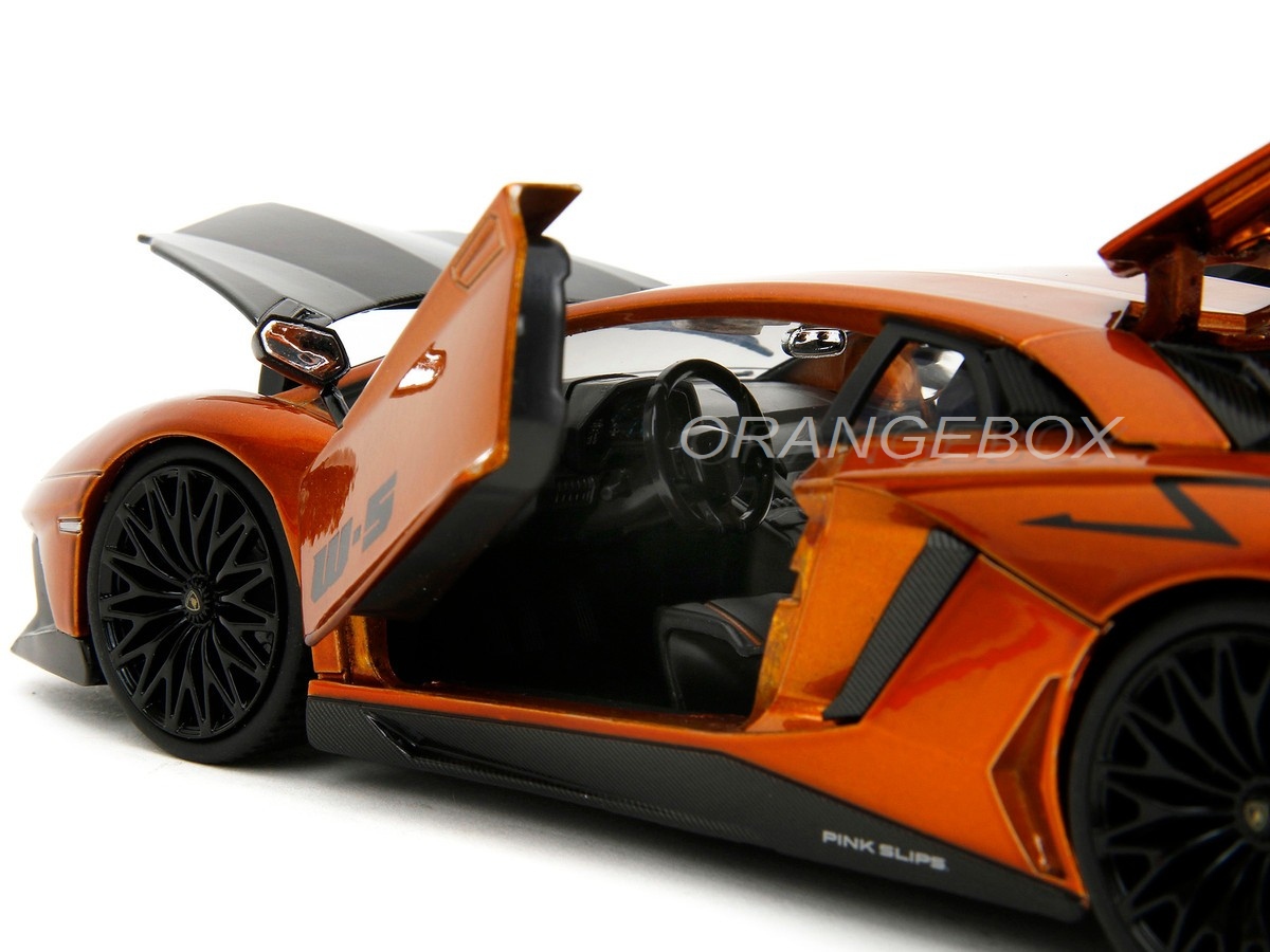 【1 of 999・カスタム品】Lamborghini Aventador SV Lamborghini Aventador SV 1:24 Jada Toys Pink Slips - 20 anos! Loja