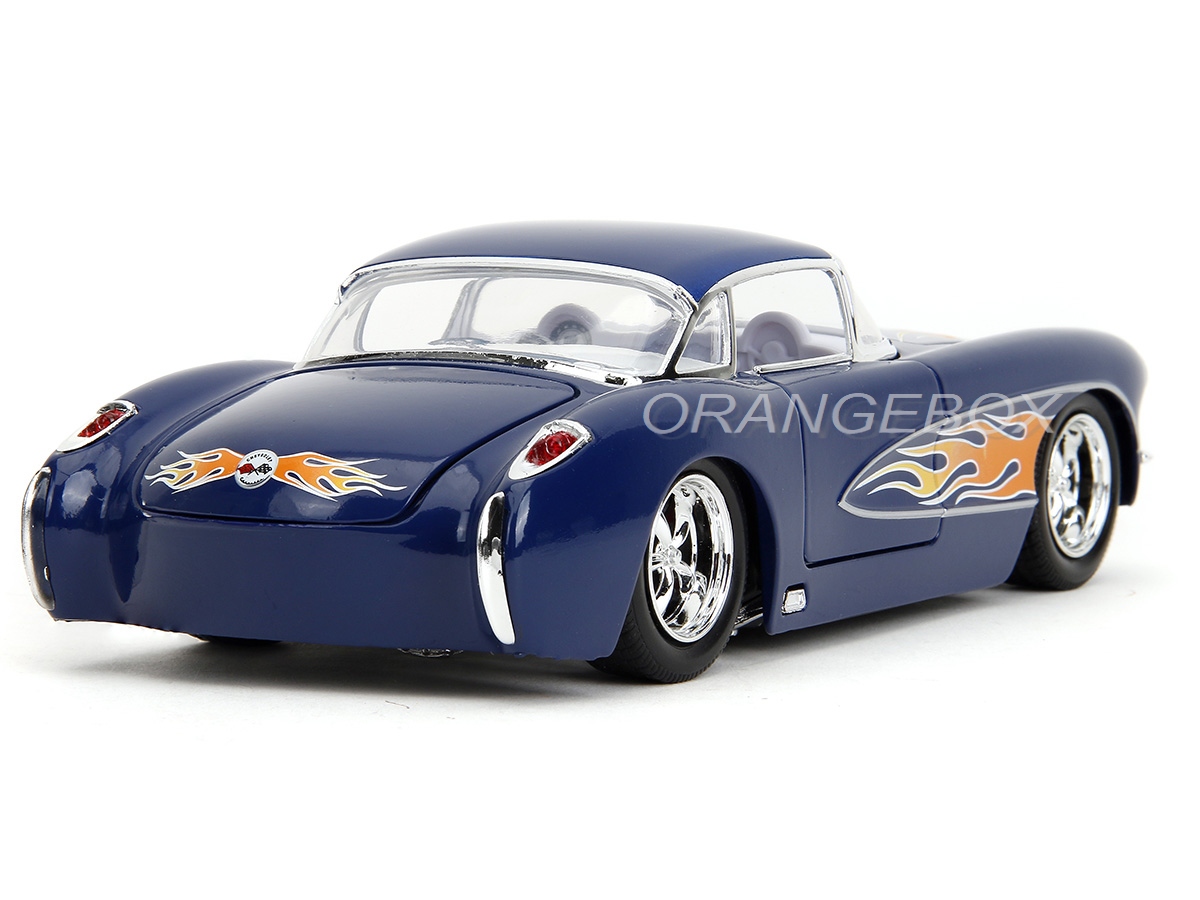 Chevrolet Corvette 1957 1:24 Jada Toys Azul - 19 anos! Loja on