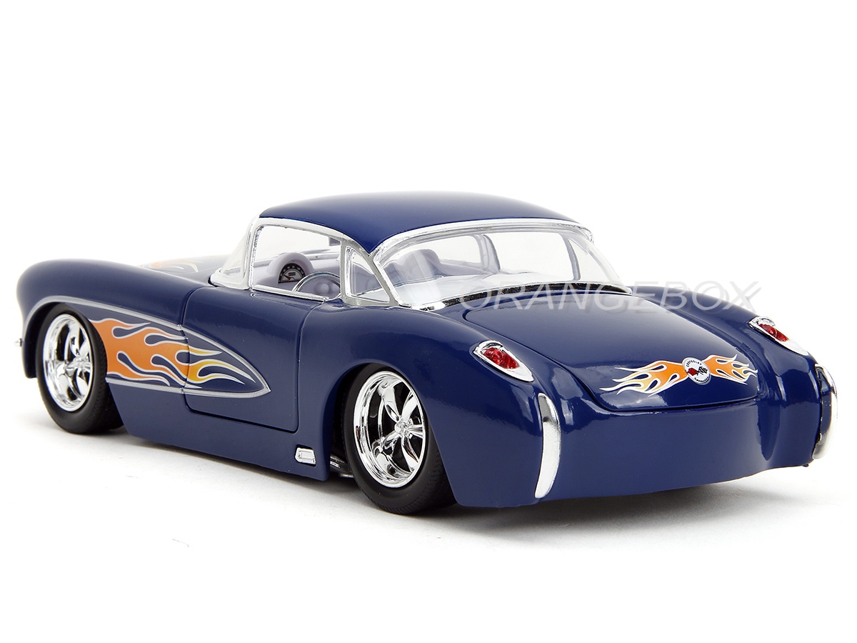 Chevrolet Corvette 1957 1:24 Jada Toys Azul - 19 anos! Loja on