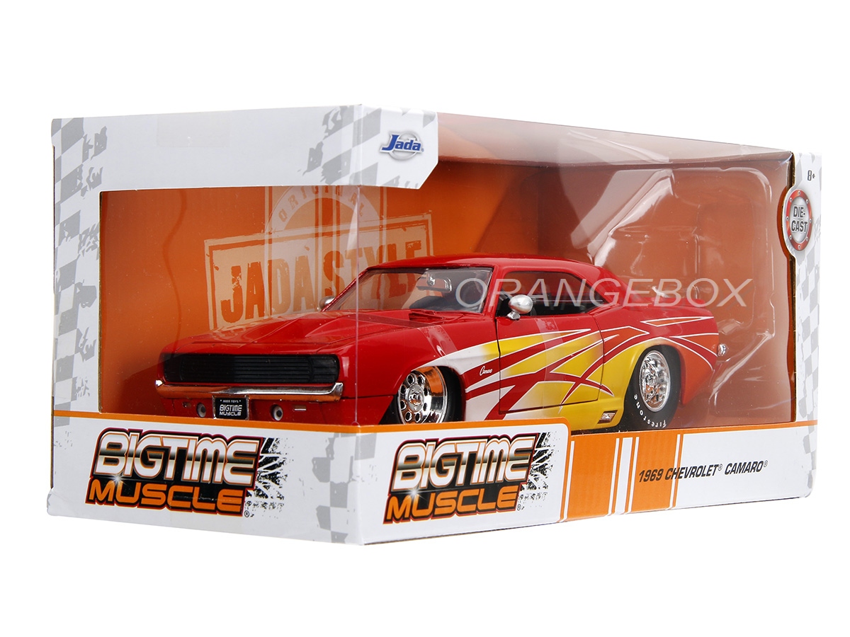Chevrolet Camaro 1969 1:24 Jada Toys Vermelho - 20 anos! Loja on