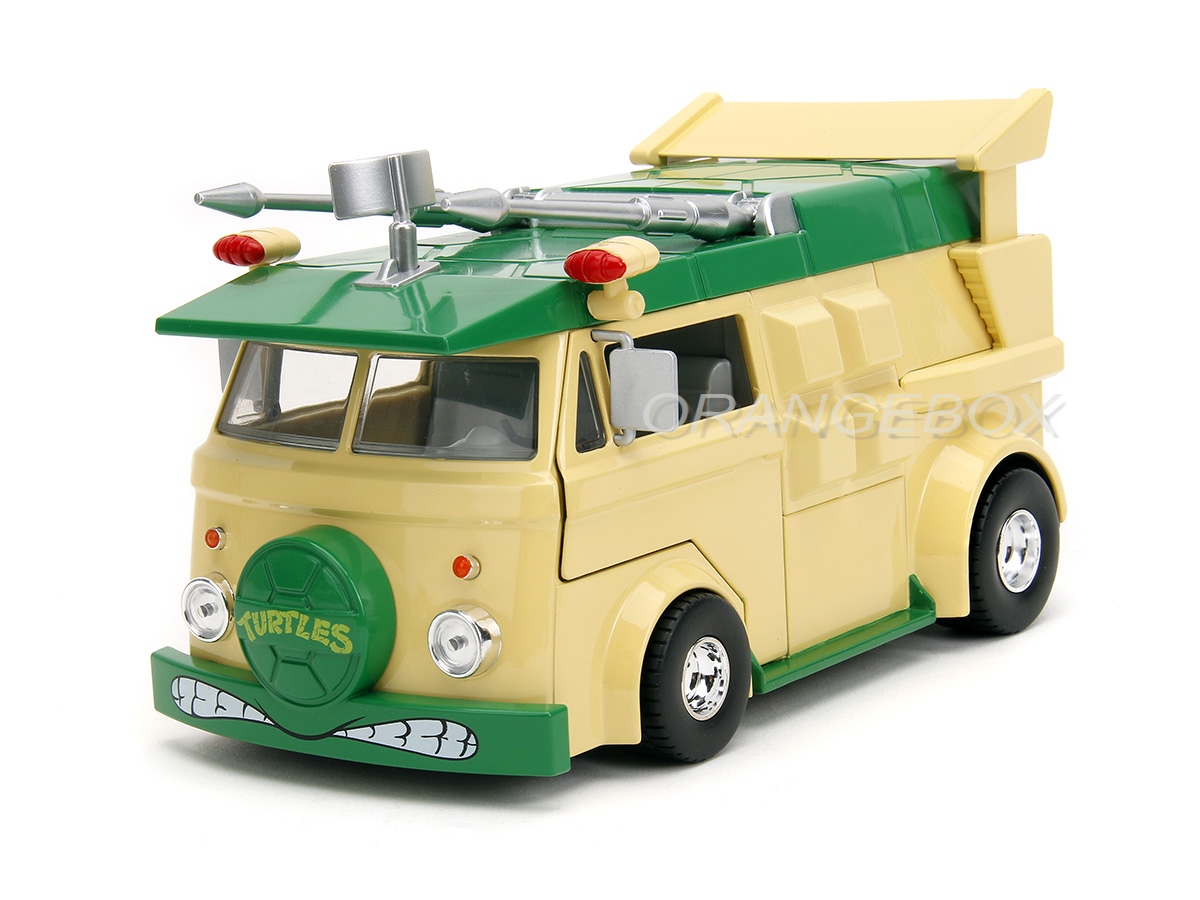 Party Wagon Tartarugas Ninja + Figura Donatello 1:24 Jada Toys