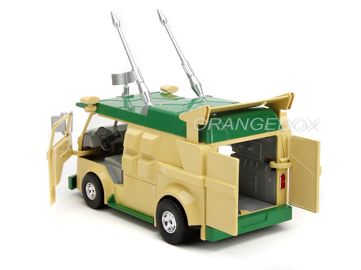 Party Wagon Tartarugas Ninja + Figura Donatello 1:24 Jada Toys